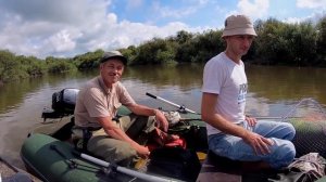 Щука. Река Уссури. Ловля щуки на блесну.