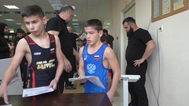 Взвешивание борцов до 38 кг, Мечиевский 2022. смотреть онлайн