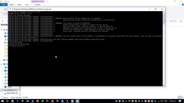Crear una base de datos en MongoDB - Marlon Zaldivar - 61611177