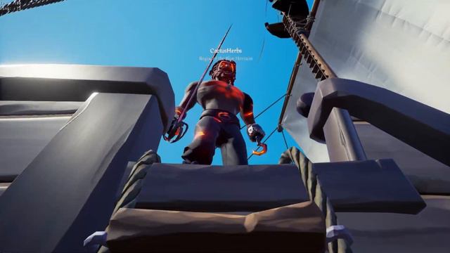 Fighting with No Cannons - Sea of Thieves смотреть онлайн