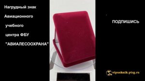 №1222  Нагрудный знак Нагрудный знак Авиационного учебного центра ФБУ "АВИАЛЕСООХРАНА"