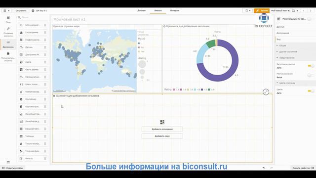 Решение задач Qlik Sense марафона день#8 задача Музеи обучение учебник курсы Qlik Sense