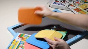 Магнитная мозаика "Город", компания "Десятое королевство"