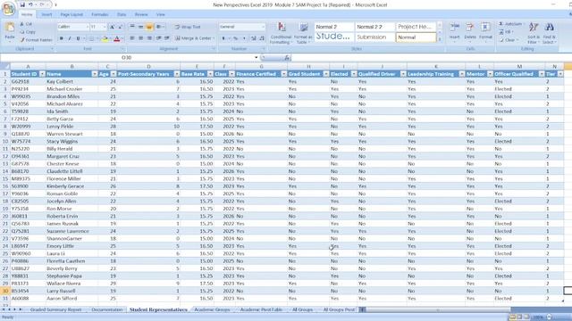 New Perspectives Excel 2019 | Module 7: SAM Project 1a #newperspective #samproject1a #module7