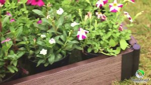 Ограждения грядок из досок ДПК Holzhof