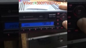 Разблокировка штатной автомагнитолы Volkswagen VW Beta. Ввод кода разблокировки нашим клиентом