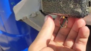 Замок на бензобак газель