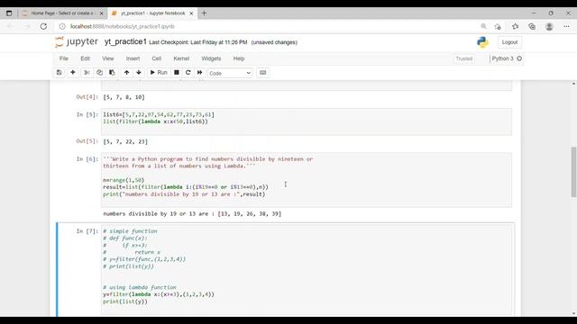 Important lambda functions in python: 1.filter() 2.map() 3.reduce() with #examples #lambda смотреть онлайн