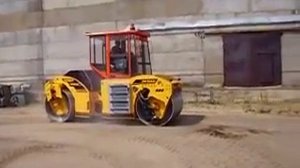 Дорожный каток DM10AD на испытаниях