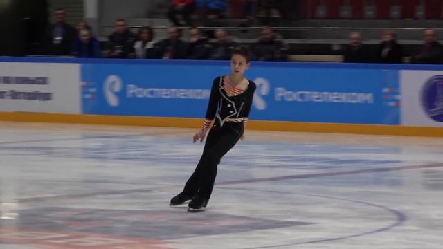 Первенство России среди юниоров 2017 Юнoши Произвольная программа Пётр ГУМЕННИК СПБ смотреть онлайн