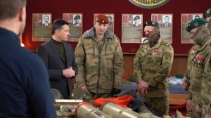 Андрей Воробьёв встретился с участниками специальной военной операции из 21 Софринской бригады