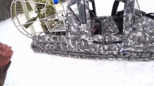 Аэролодка Берег-520 | Тест 110 л.с. на зимней рыбалке