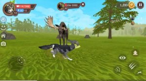 Дал леща лосю!!! - играл в WILD CRAFT победил древнего лося.