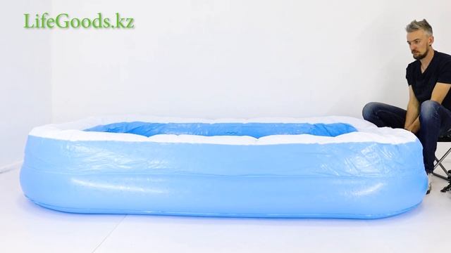 Бассейн детский надувной прямоугольный Bestway 54006: обзор от Интернет магазина LifeGoods.kz смотреть онлайн