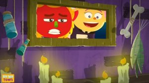 This Is The Way We Brush Halloween Song | Spooky Scary Skeleton Songs For Kids | Teehee Town