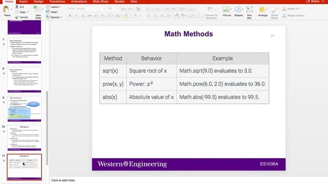 ES1036 Lecture7 Type conversion and mathematics in Java смотреть онлайн