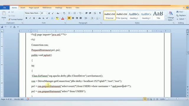 CS8661 IP lab.EX 7-Redo previous task using JSP by convert static-dynamic.Create DB user&books info