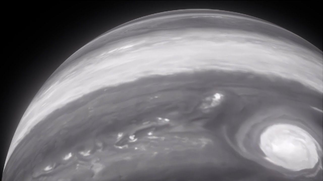 Юпитер - вид с космического телескопа Джеймса Уэбба смотреть онлайн