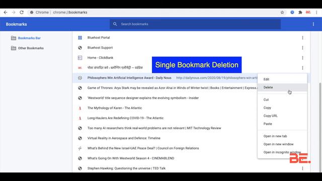 How to Remove Bookmarks on Google Chrome (At Once) смотреть онлайн