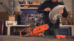 How to switch sides of the blade head on your Husqvarna K 970 power cutter