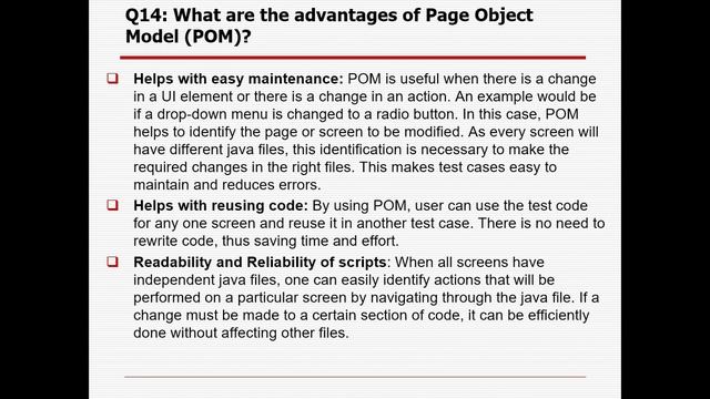 Selenium Automation Real Time Framework Interview Q & A - Part 2 (Second Set of 25 Q&A) смотреть онлайн