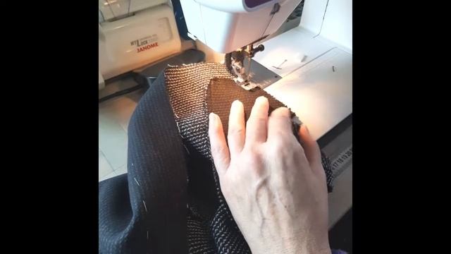 Жакет. Обработка английского воротника. #шить #шитье #пошивжакета