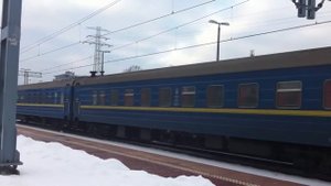 Train Warsaw - Kiev at Warszawa Gdanska (Поезд Варшава - Киев)