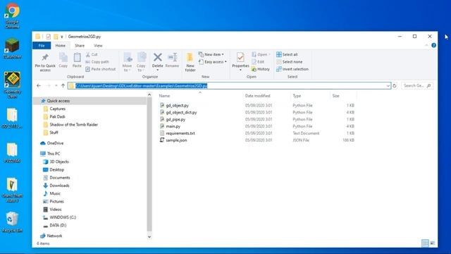 Geometrize2GD.py installation tutorial
