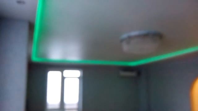 Большой многоуровневый потолок с подсветкой RGB смотреть онлайн