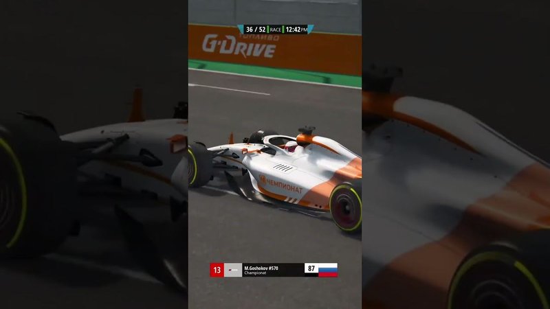 ПОВТОРИЛИ МОМЕНТ ИЗ ФОРМУЛЫ 1?  #smpracing #assettocorsa