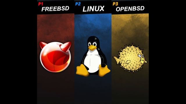 Linux vs. OpenBSD vs. FreeBSD смотреть онлайн