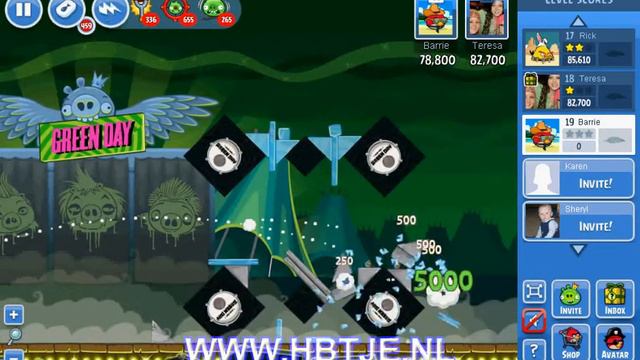Angry Birds Friends Green Day level 8 смотреть онлайн