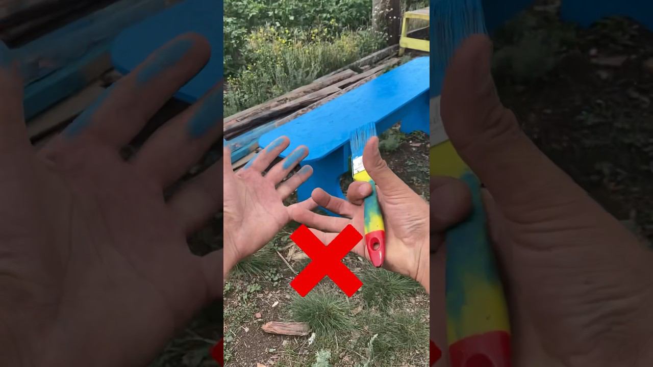 Испачкались краской? Не беда. Хитрость с помощью которой можно легко убрать краску
