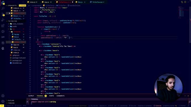 Building a TIC TAC TOE Game Using REACT JS | Step-by-Step Tutorial