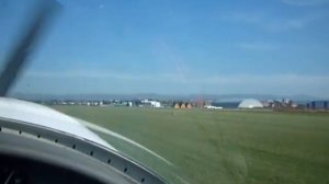 Me landing at Prievidza airfield (Slovakia) Zraz pilotov letky Tri Duby v Prievidza 2010