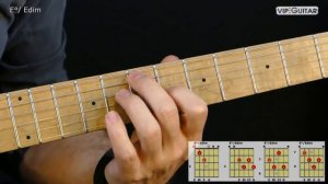 Gitarrenakkorde: E°/ Edim chord