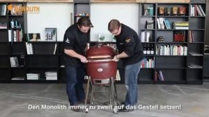 Сборка керамического гриля MONOLITH GRILL® на www.GrilliBarbecue.ru