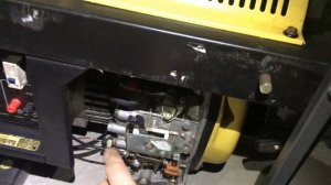 Как вывести выхлоп от генератора.