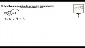 ? Resolva a equação: 2x + 2 = 4 #Matemática