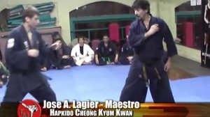 Hapkido Bloque tecnico defensa de patadas