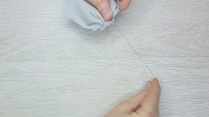 Боковая обтяжка шаров бархатом. Тайвань