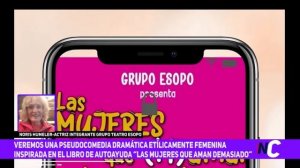 Noris Humeler - Actriz - Teatro de Humor en Amigos del Arte - Las Mujeres que (M) aman demasiado