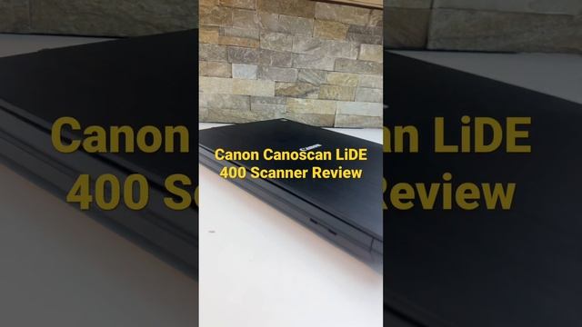 Canon Canoscan Lide 400 Scanner Review