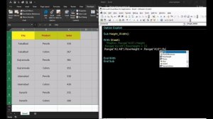 29 - Excel VBA Code to Fix Row Height & Column Width in Excel | Excel Automation | #ExcelSteps