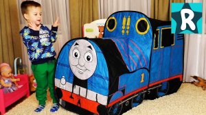 Томас и его Друзья в Гостях у Ромы и Трек Паровозик Томас Thomas & Friends motorized railway track