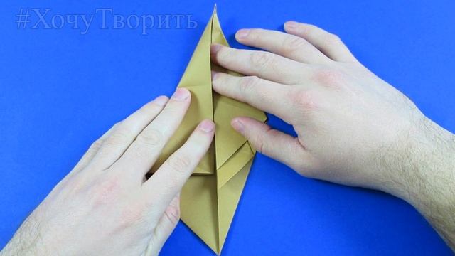 Как сделать птичку из бумаги ? Оригами птичка