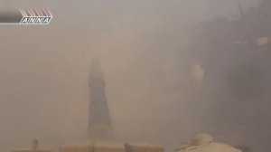 Танковая дуэль в Сирии.