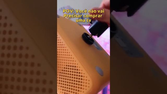 ? Léo Xavier | Mini Projetor Retrô Xiaomi Wanbo | Compre o seu HJ na Rafiks.com.br! CONFIRA! #short