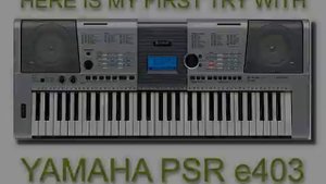 YAMAHA PSR e403 - TEST