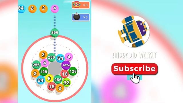 Spin 2048 - Puzzle Game | Merge Balls 3D